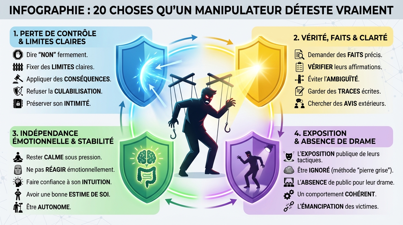 20 choses qu'un manipulateur déteste vraiment 1 20 choses qu'un manipulateur déteste