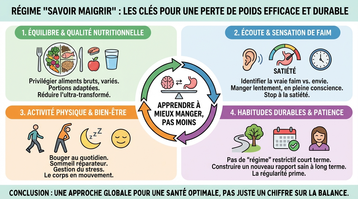 Découvrez le régime savoir maigrir pour une perte de poids efficace 1 Comment fonctionne le régime Savoir Maigrir ?