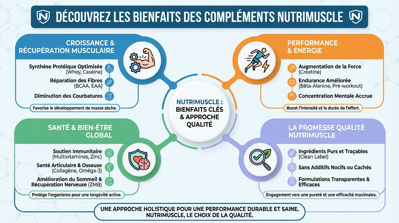 Découvrez les bienfaits des compléments nutrimuscle 1 Comment choisir vos compléments ?