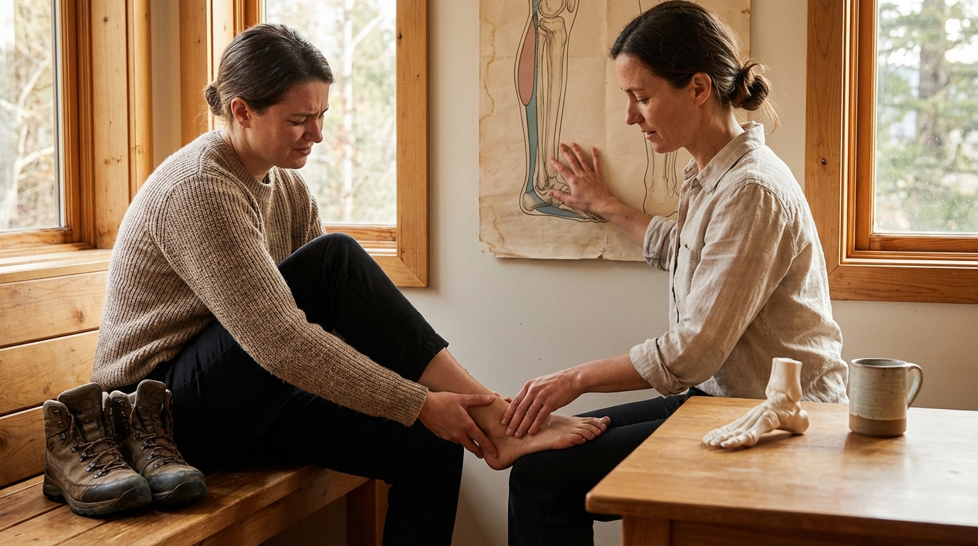 Douleur sur le côté extérieur du pied : comprendre le nerf sural