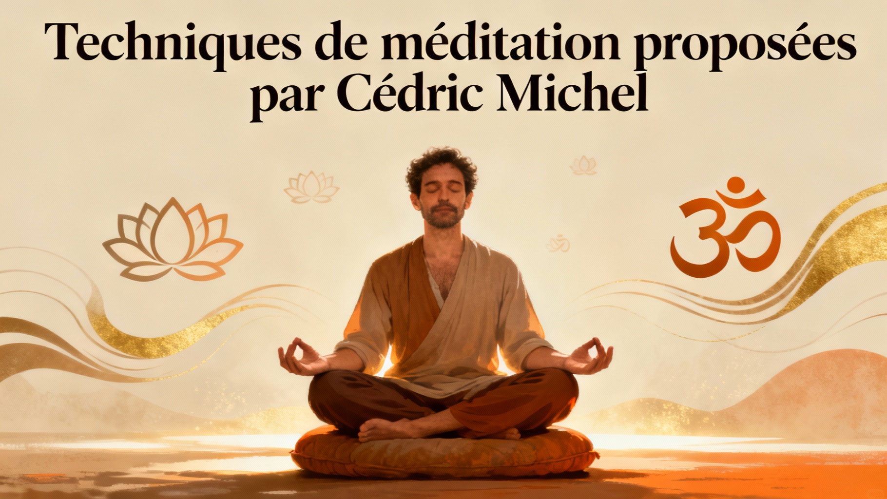 Méditation avec Cédric Michel : Techniques pour réussir 1 Techniques de méditation proposées par Cédric Michel