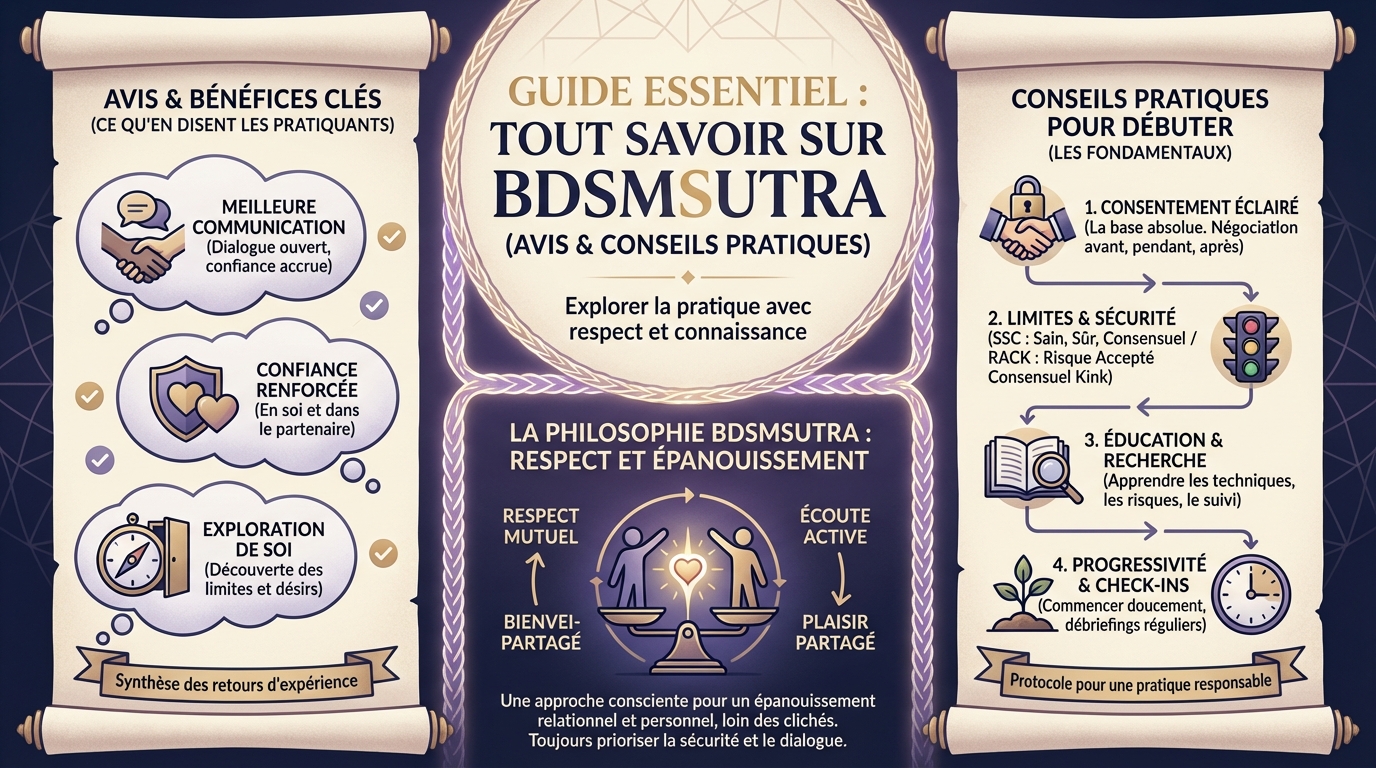 Tout savoir sur bdsmsutra : avis et conseils pratiques 1 Les avantages de BDSMSutra