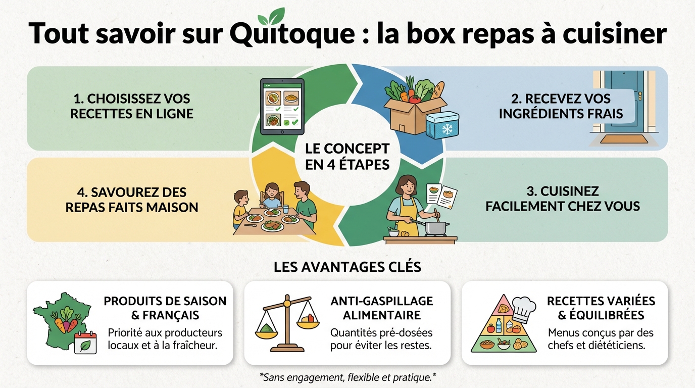 Tout savoir sur quitoque : la box repas à cuisiner 1 Comment fonctionne Quitoque ?