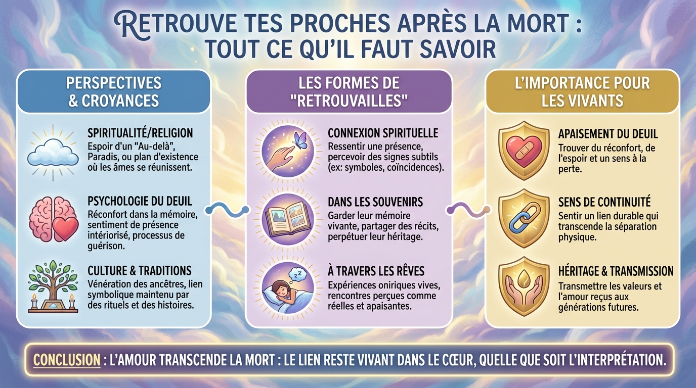 Retrouve tes proches après la mort : tout ce qu'il faut savoir 1 Témoignages et expériences vécues