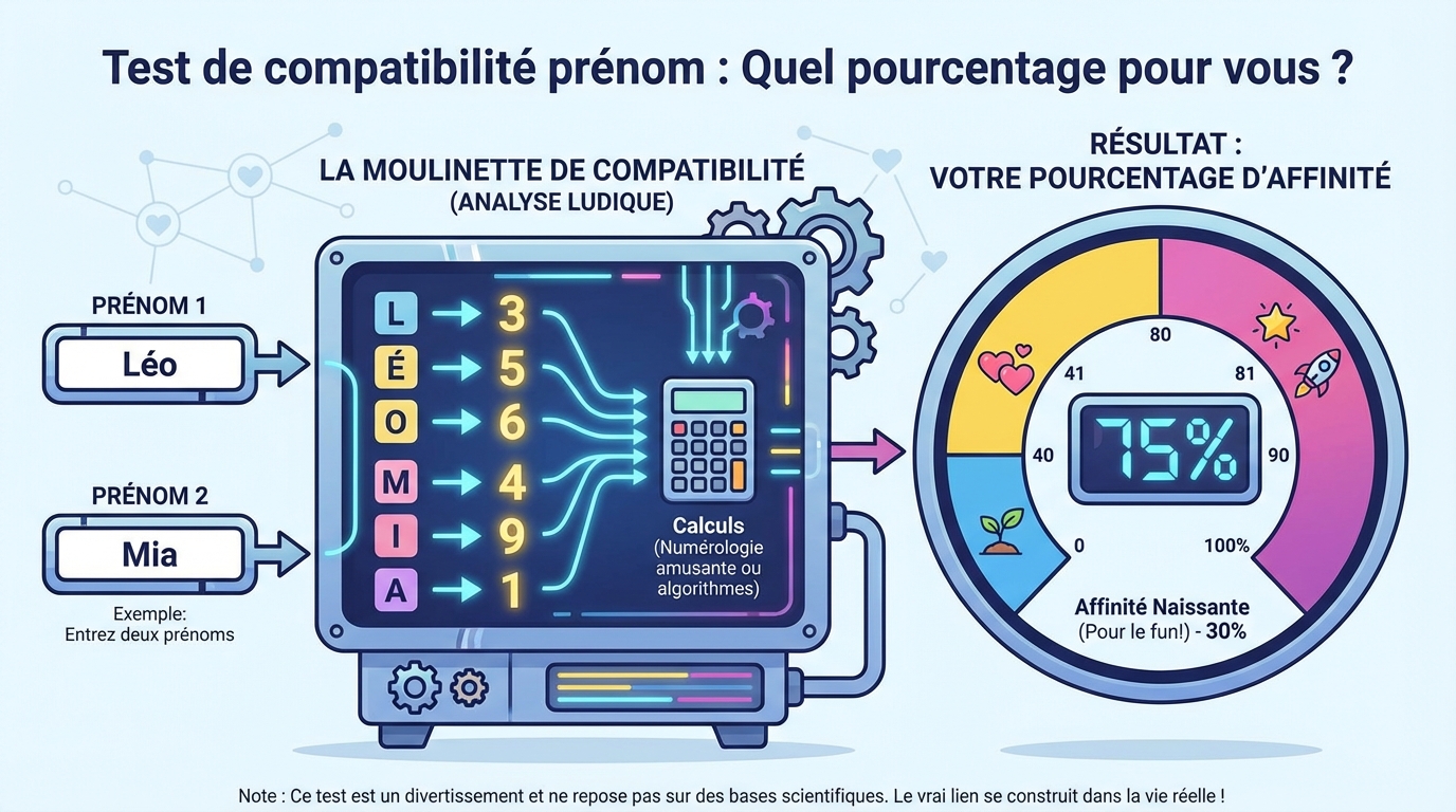 Interpréter le pourcentage de compatibilité
