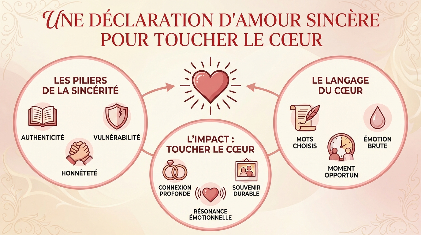 Exemples de déclarations d'amour sincères