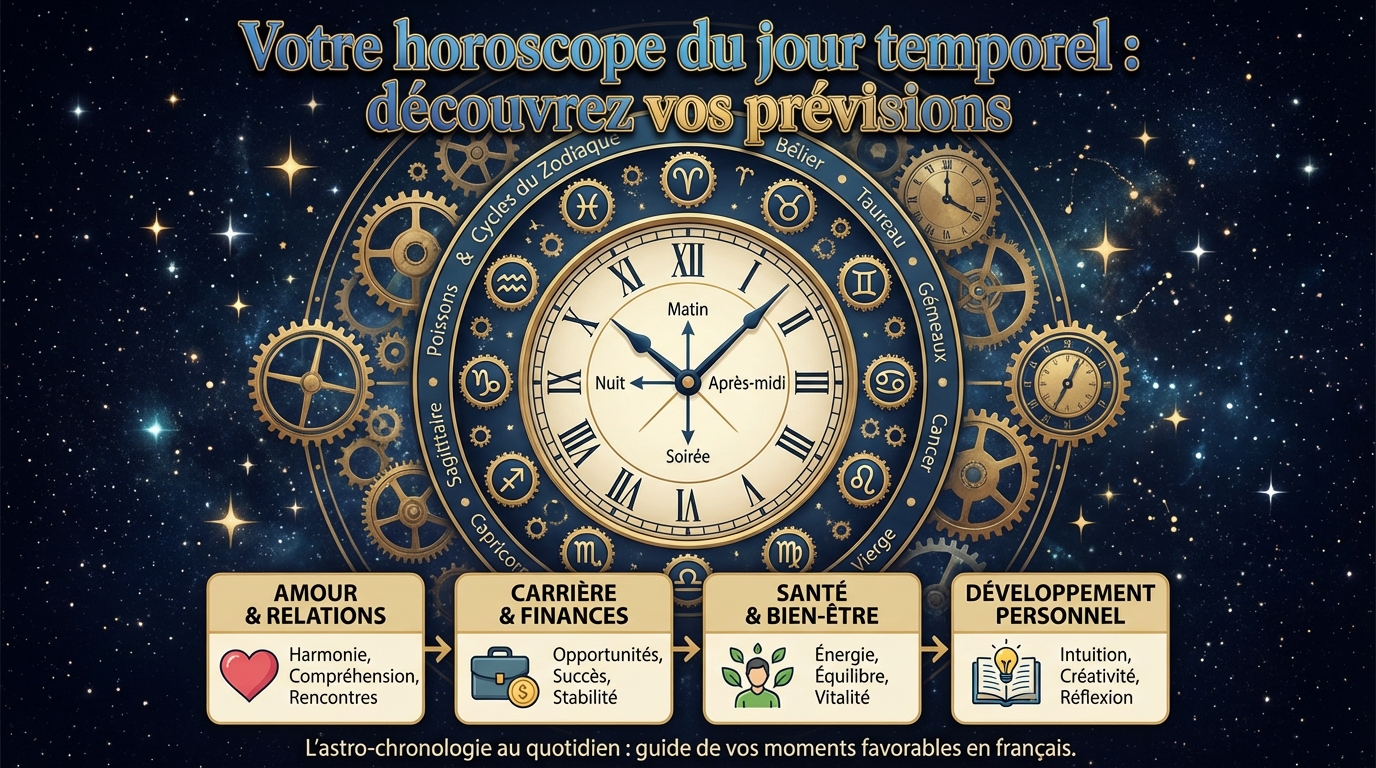 Votre horoscope du jour temporel : découvrez vos prévisions 1 Prévisions par signe astrologique