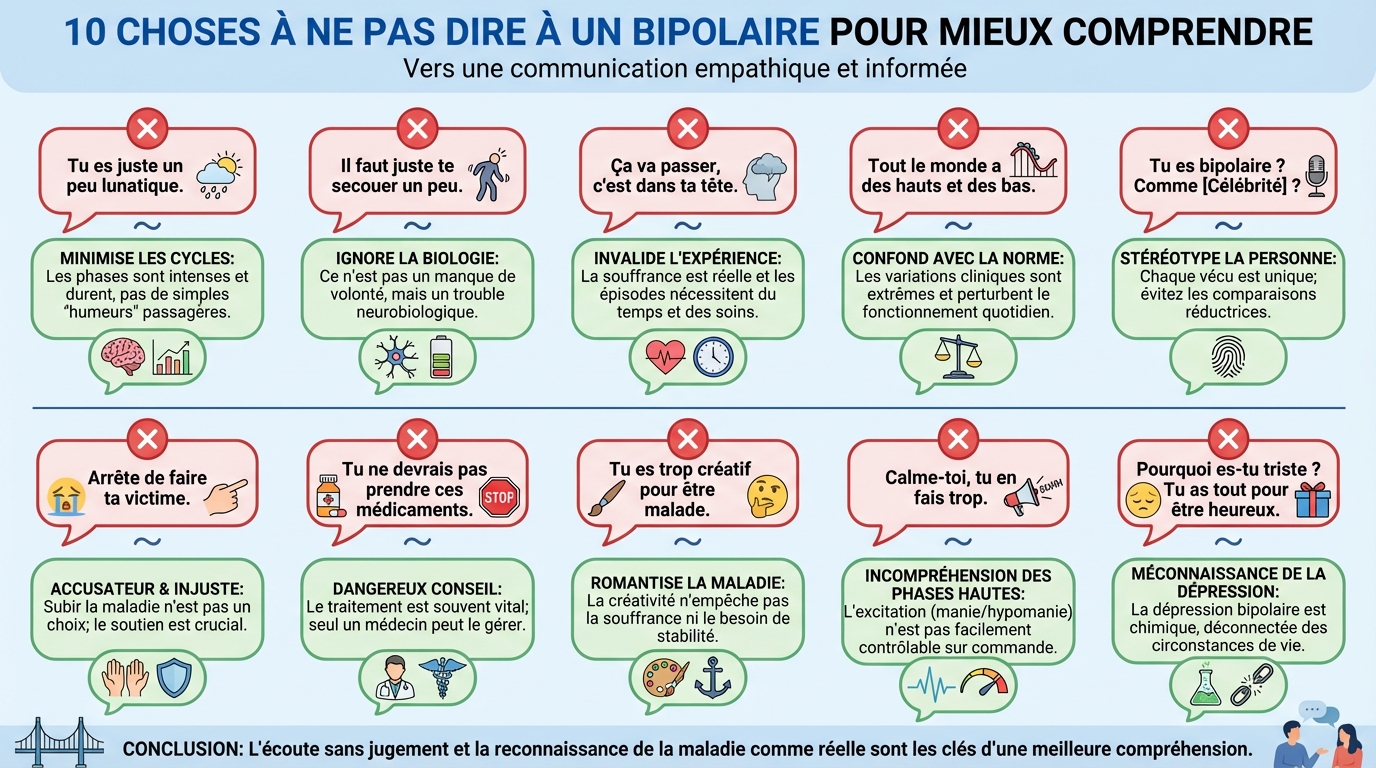 Les 10 choses à ne pas dire