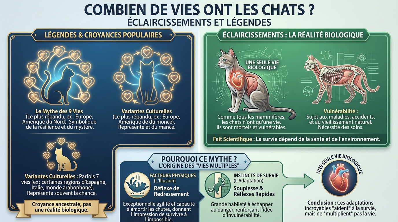 Combien de vies ont les chats ? éclaircissements et légendes 1 Variantes culturelles de la légende