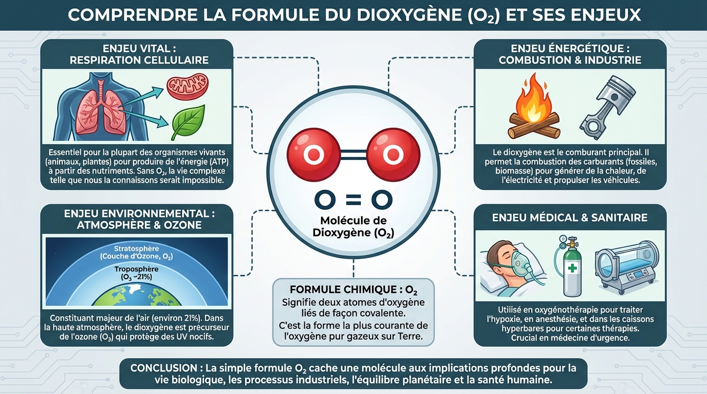 Comprendre la formule du dioxygène et ses enjeux 1 Rôle et importance du dioxygène