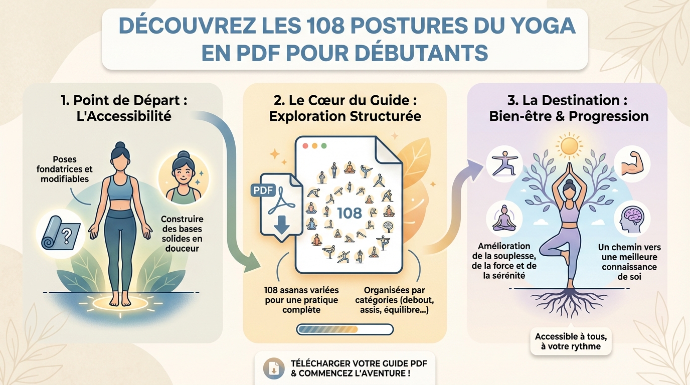 Découvrez les 108 postures du yoga en PDF pour débutants 1 Bienfaits des postures de yoga