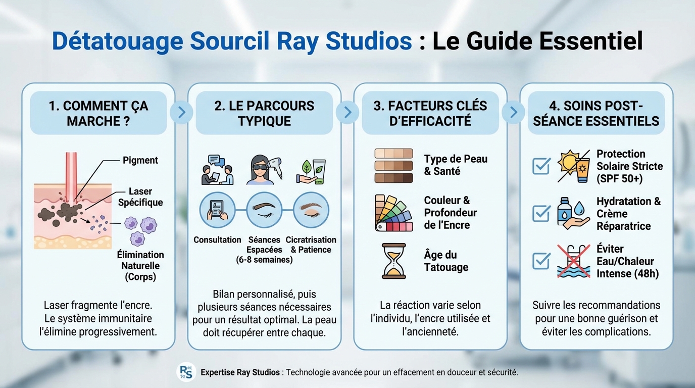 Les tarifs du détatouage sourcil