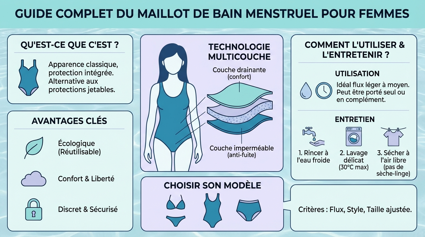 Comment choisir son maillot de bain menstruel