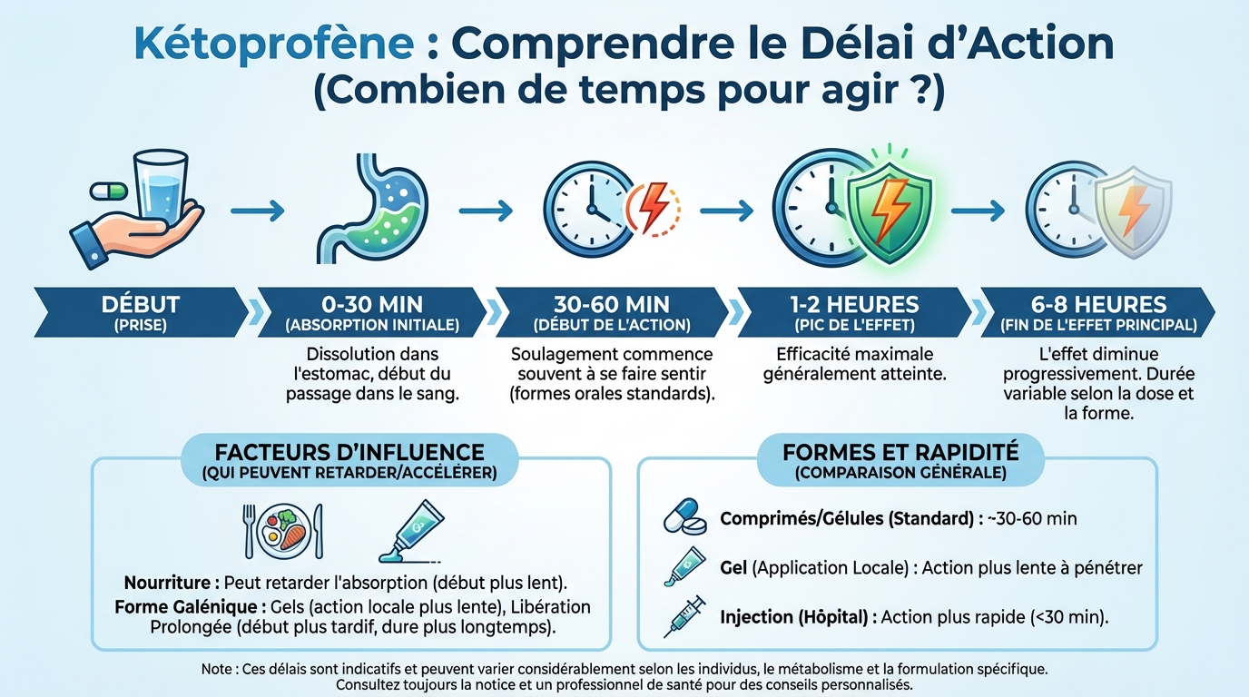 Comment prendre le kétoprofène ?