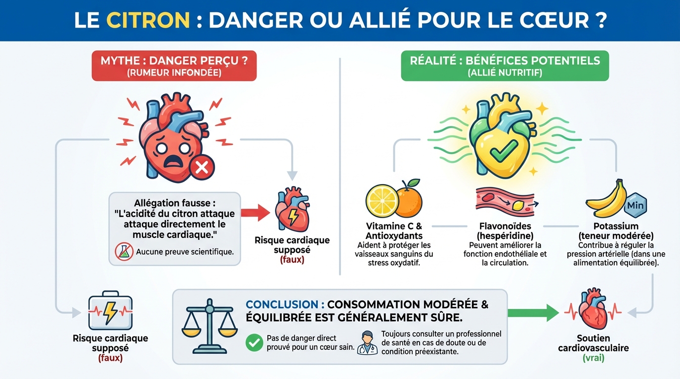 Les risques potentiels du citron pour le cœur