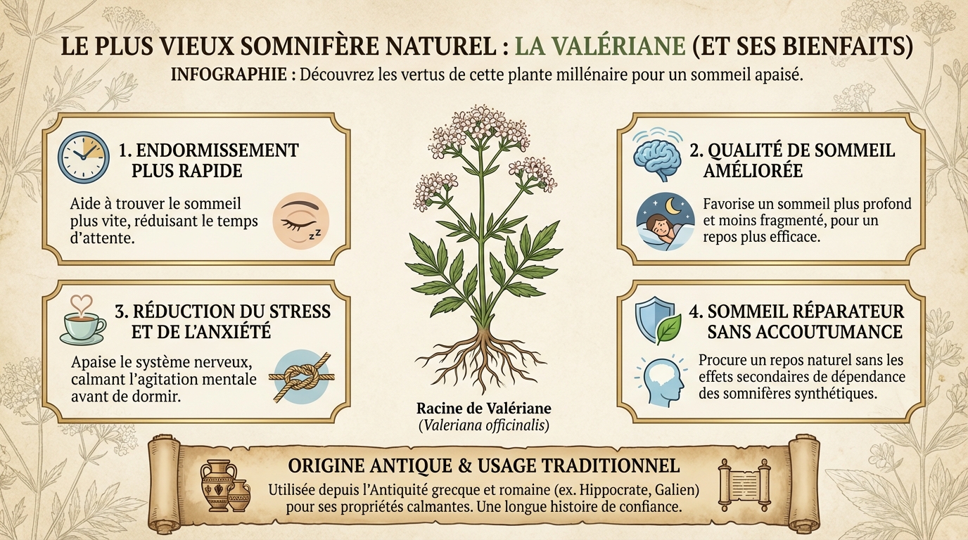 Les bienfaits de ce somnifère