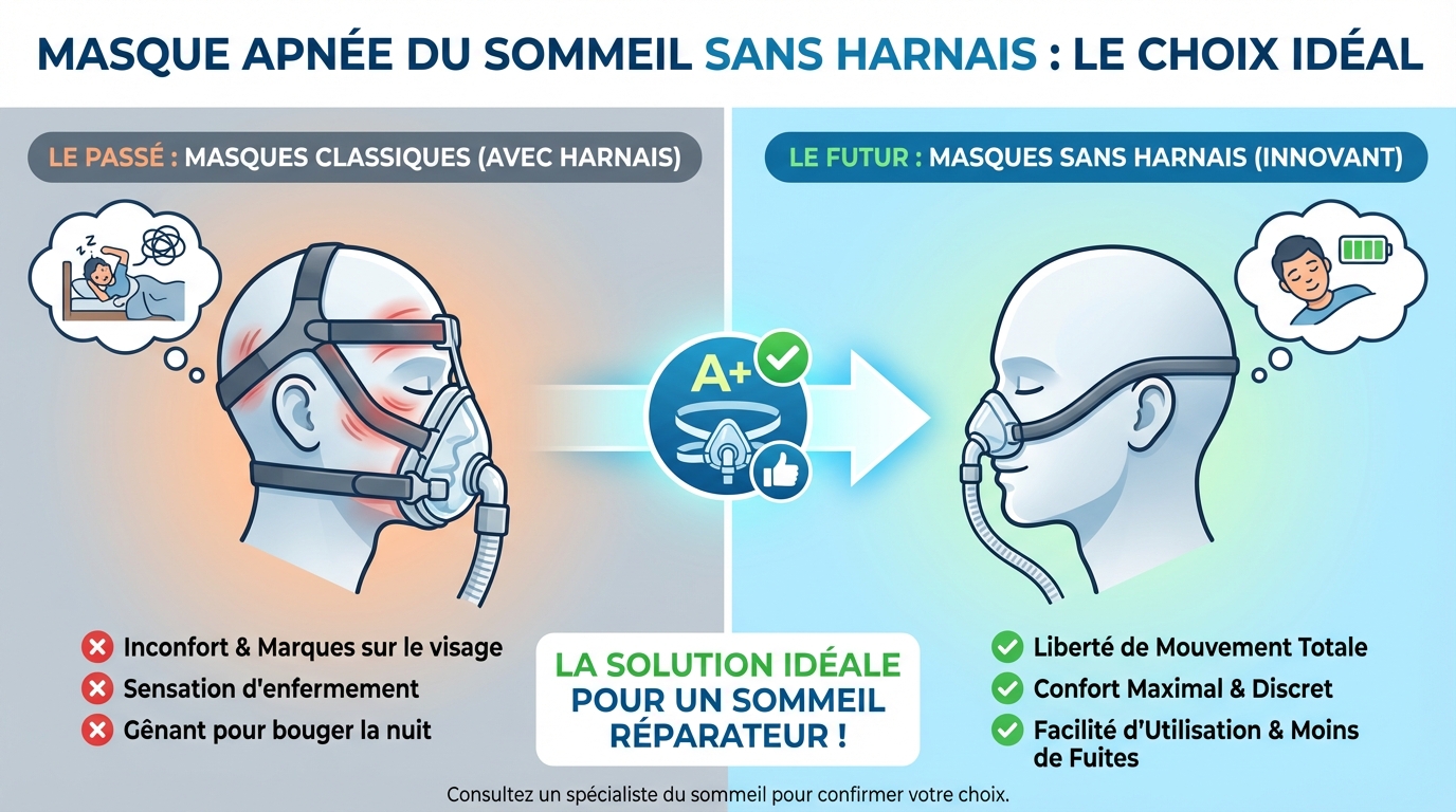 Les avantages du masque sans harnais