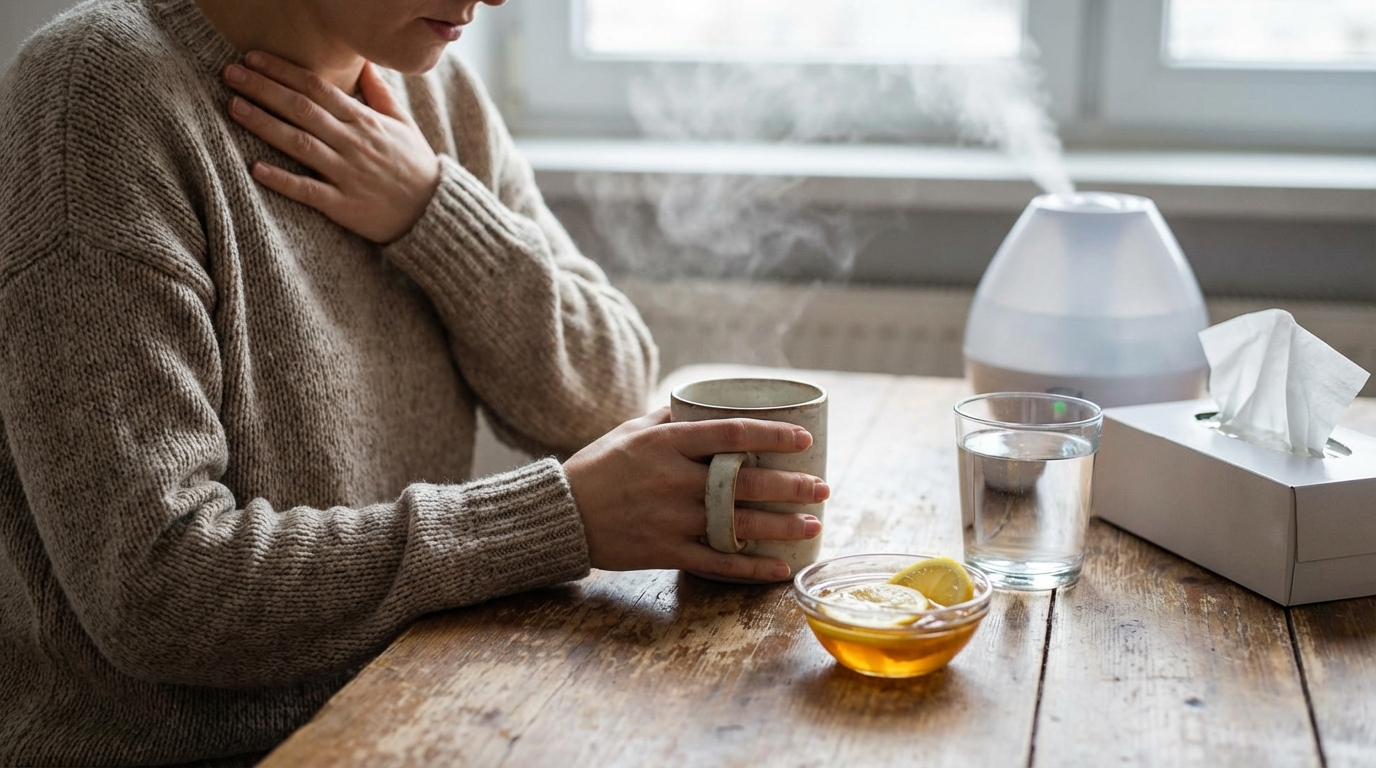 Raclement de gorge et glaires : causes et solutions