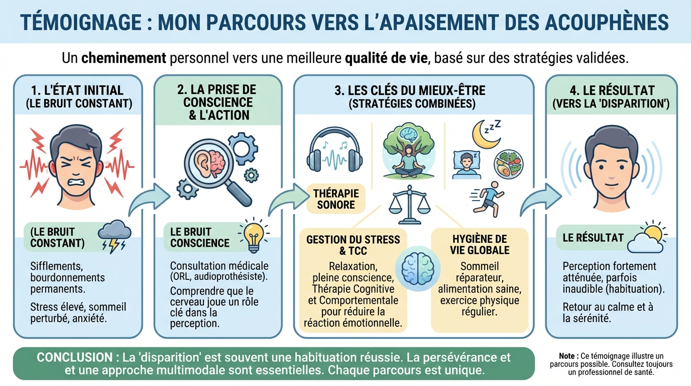 Témoignage : comment j'ai vu mes acouphènes disparaître 1 Méthodes et traitements