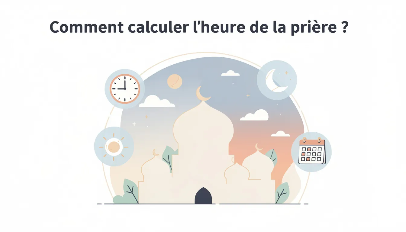 Comment calculer l'heure de la prière ?