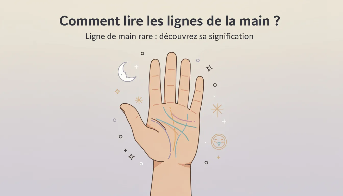 Comment lire les lignes de la main ?