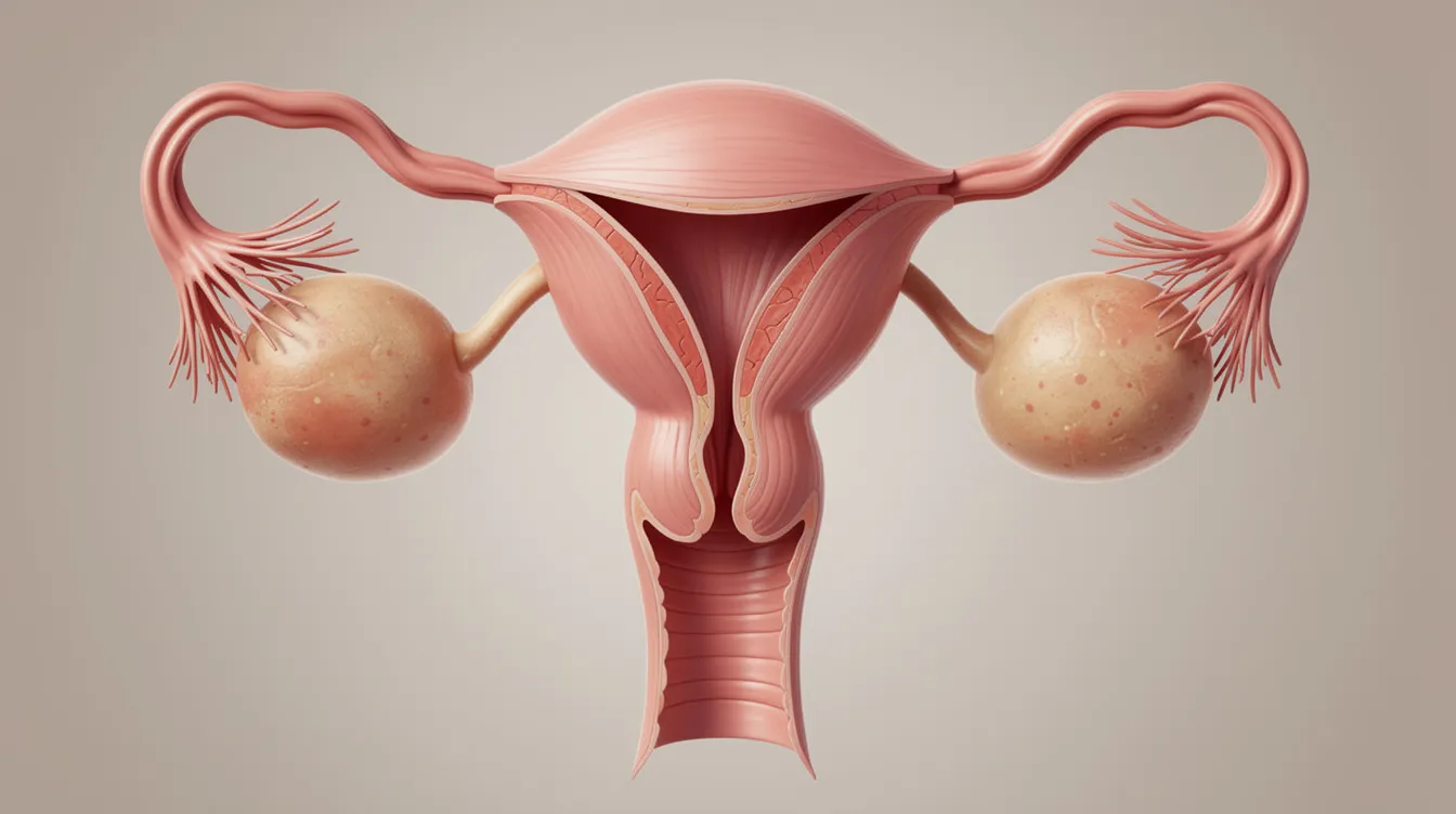 Schéma de l'appareil génital féminin vue de face : anatomie révélée 1 Les organes internes : utérus, trompes et ovaires